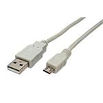 USB 2.0 kabel, USB A(M) - microUSB B(M), 3m