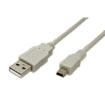 USB 2.0 kabel USB A(M) - miniUSB 5pin B(M), 1,8m
