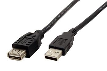 USB 2.0 prodlužovací kabel A-A, M-F, 3m