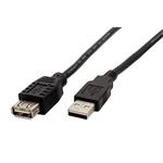 USB 2.0 prodlužovací kabel  A-A, M-F, 3m