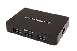 USB 3.0 Hub, 4 porty, se zdrojem