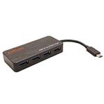 USB 5Gbps Hub, USB C(M) - 4x USB3.0 A(F), se zdrojem