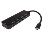 USB 5Gbps Hub, USB C(M) - 4x USB3.0 A(F), USB C PD