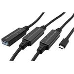 USB 5Gbps (USB 3.0) aktivní prodlužovací kabel USB C(M) - USB3.0 A(F), 20m