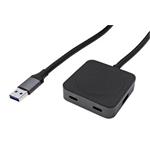 USB 5Gbps (USB 3.0) Hub, 2x USB A 3.0 +2x USB C, s kabelem 5m