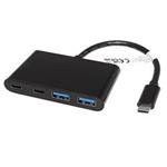 USB 5Gbps (USB 3.0) Hub, USB C(M) - 2x USB3.0 A(F) + 2x USB C(F), 17cm