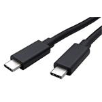 USB4 20Gbps kabel USB C(M) - USB C(M), PD 240W, 2m, černý