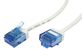 UTP patchkabel kat. 6a, ultraflex, tenký, LSOH, 10m, šedý
