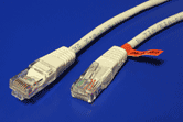 UTP patchkabel křížený, kat. 5e, 2m