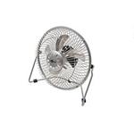 Ventilátor stolní USB, 20cm, stříbrný