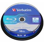 VERBATIM BD-R Blu-Ray SL 25GB/ 6x/ 10pack/ spindle