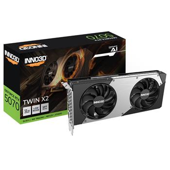 VGA INNO3D NVIDIA GEFORCE RTX 5070 Twin X2 12GB GDDR7 - 2 slot