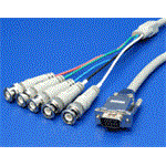 VGA kabel - 5 x BNC, 1,8m
