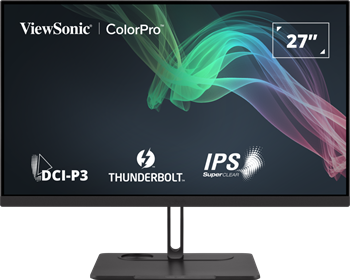 Viewsonic VP2776T-4K 27" IPS 4K/3840x2160@60Hz/5ms/400cd/2xHDMI/DP/3xUSB/microUSB/USB-C/TB4/RJ45/Repro/Pivot/HAS/VESA