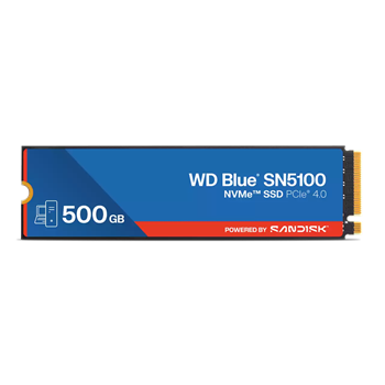 WD Blue SN5100 POWERED BY SANDISK/500GB/SSD/M.2 NVMe/Modrá/5R