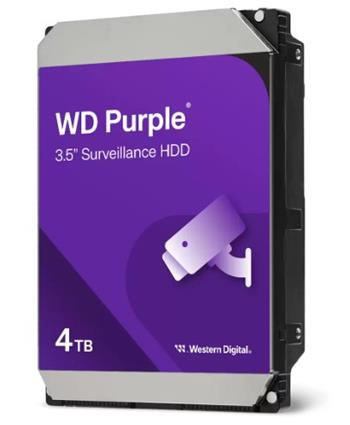 WD Purple/4TB/HDD/3.5"/SATA/5400 RPM/Fialová/3R