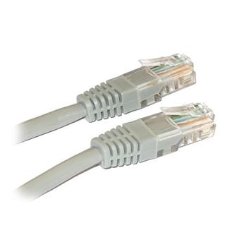 XtendLan Patch kabel Cat 5e UTP 0,5m - šedý