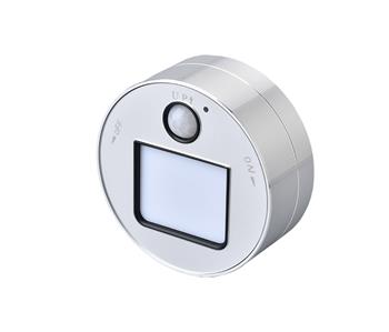 Zásuvkový modul Viking A20S, stříbrná/LED světlo 3W/Pohybový senzor/230V,16A,50Hz