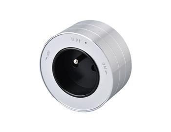 Zásuvkový modul Viking A30S, stříbrná/výstupy - 1xAC/výkon až 2500W/230V,16A,50Hz/Zásuvka typu F